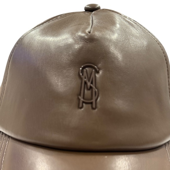 STEVE MADDEN Soft Faux Leather Baseball Hat Chic NWT - Picture 2 of 8